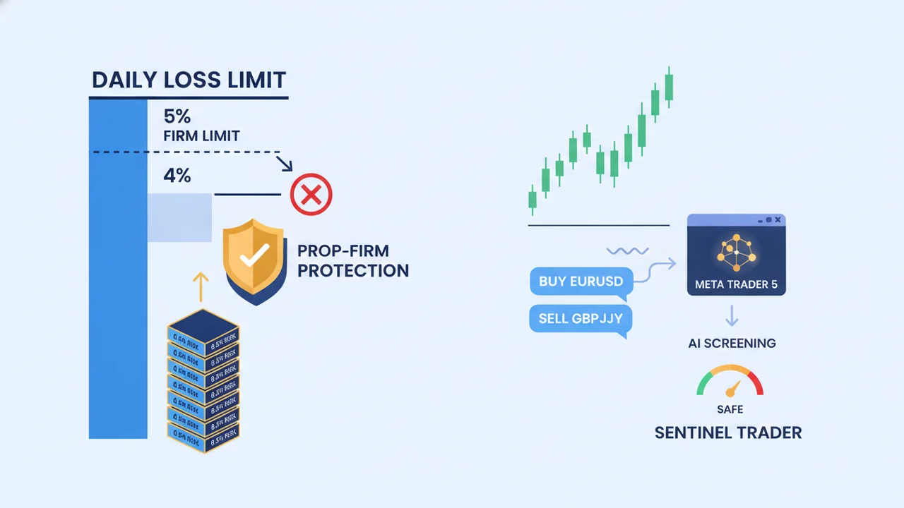 How per-trade risk creates daily-loss headroom